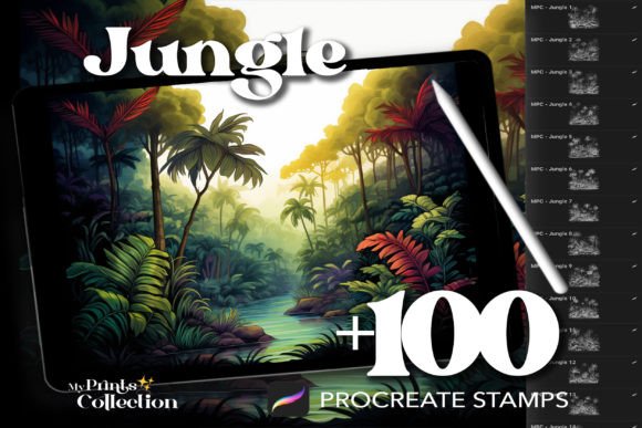 100 Procreate Jungle Stamps: A Practical Review for Digital Artists