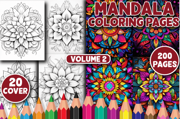 200 Mandala Coloring Pages for Adult V-2: A Strategic Tool for Creative Restoration and Mindful Productivity