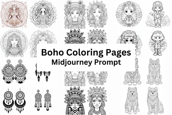 Ai Prompt for Boho Coloring Pages: Crafting the Ultimate Free-Spirited Art Experience