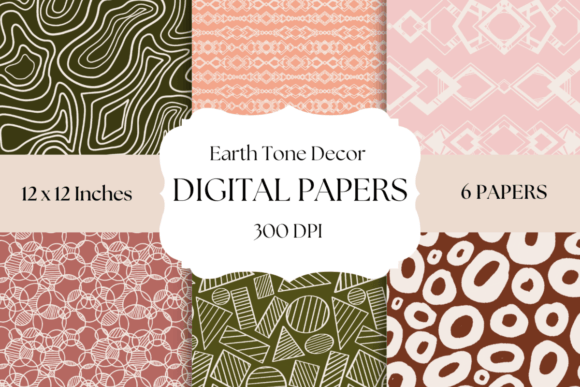 Embracing the Serenity of Nature: The Strategic Value of Earth Tone Decor Digital Papers in Modern Design