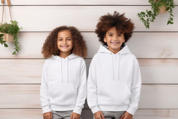 Kids Hoodie Mockup