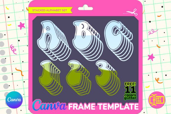 Reviving Retro Aesthetics: A Deep Dive into the Funky Seventies Stacked Canva Frame