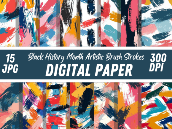 Understanding Brush Stroke Black History Month Paper for Creative Projects