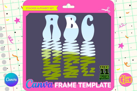 Unlocking Creativity with the Disco Retro Stacked Canva Frame Template